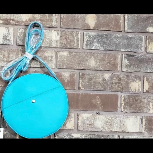 Sole Society NWT Out Turquoise Canteen Crossbody - Picture 4 of 9